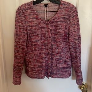 J. Crew Pink Tweed Lady Jacket S